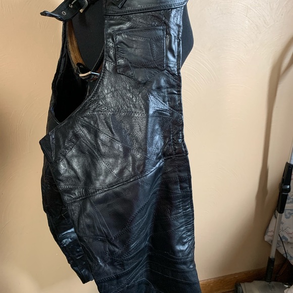 Men’s leather chaps - Picture 3 of 4